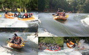 Frolicking in the White Water of River Kali, Dandeli